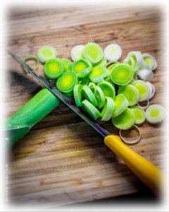 Frittierte Lauchbällchen @Frau Tam-Tam