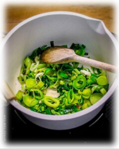 Frittierte Lauchbällchen @Frau Tam-Tam