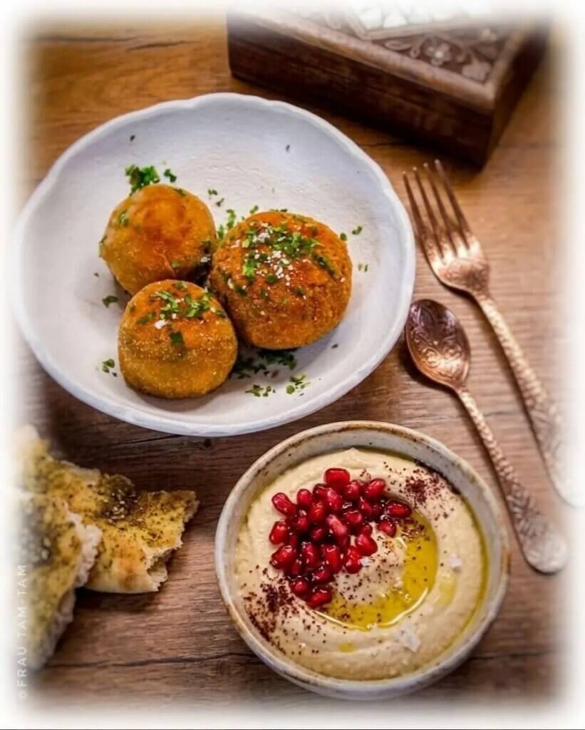 Frittierte Lauchbällchen @Frau Tam-Tam