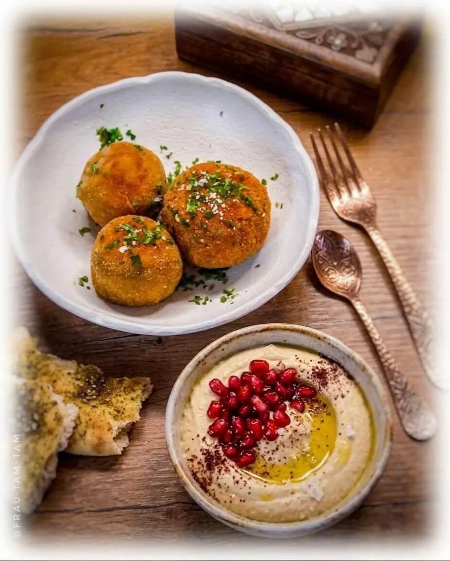 Frittierte Lauchbällchen @Frau Tam-Tam